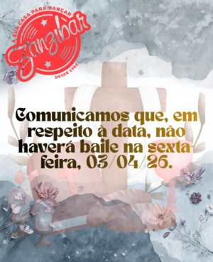 03/04 - Sexta Feira Santa - Estaremos FECHADO