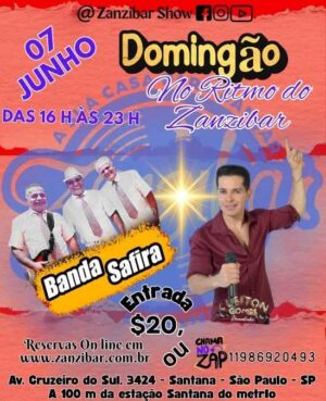 07/06 - Domingão no Ritmo do Zanzibar