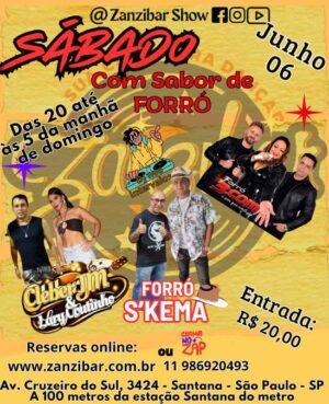 06/06 - Sábado com Sabor de Forró
